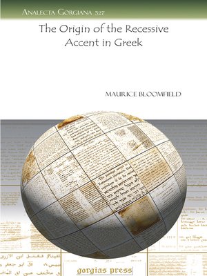 cover image of The Origin of the Recessive Accent in Greek